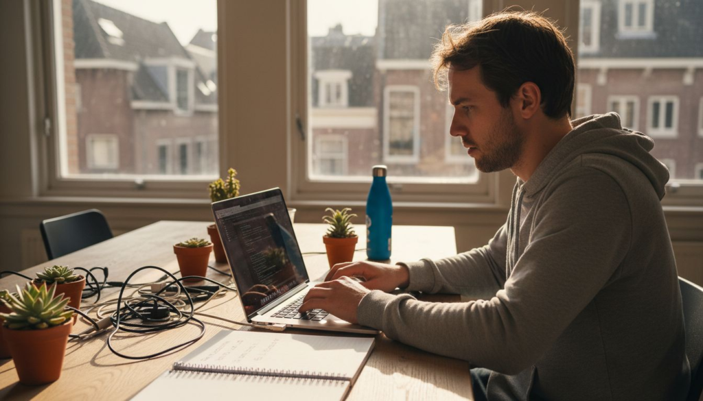 Webdeveloper die actief bijdraagt aan een open source project